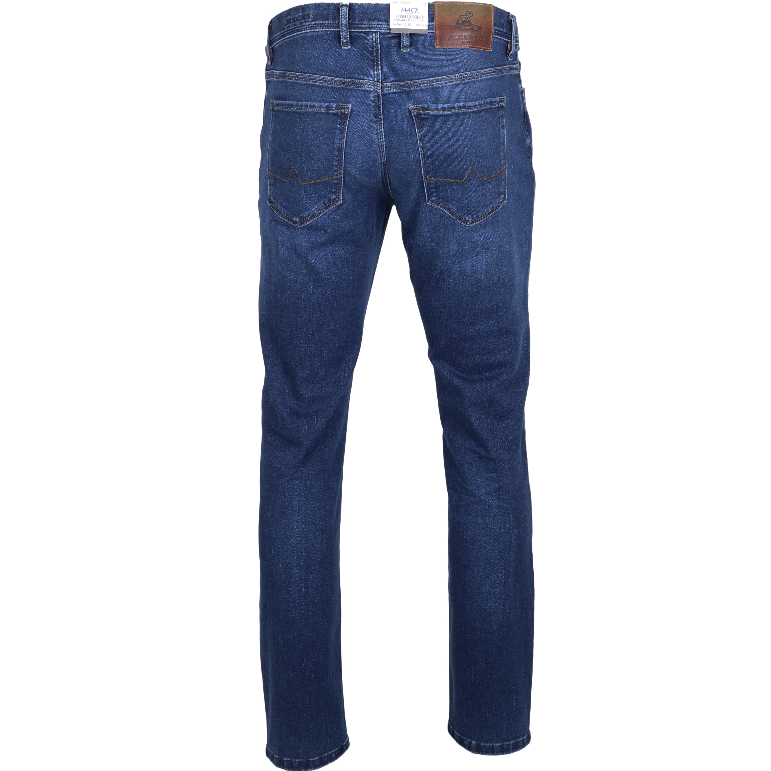 Alberto Herren Jeans Pipe regular fit - dark blue 40/32