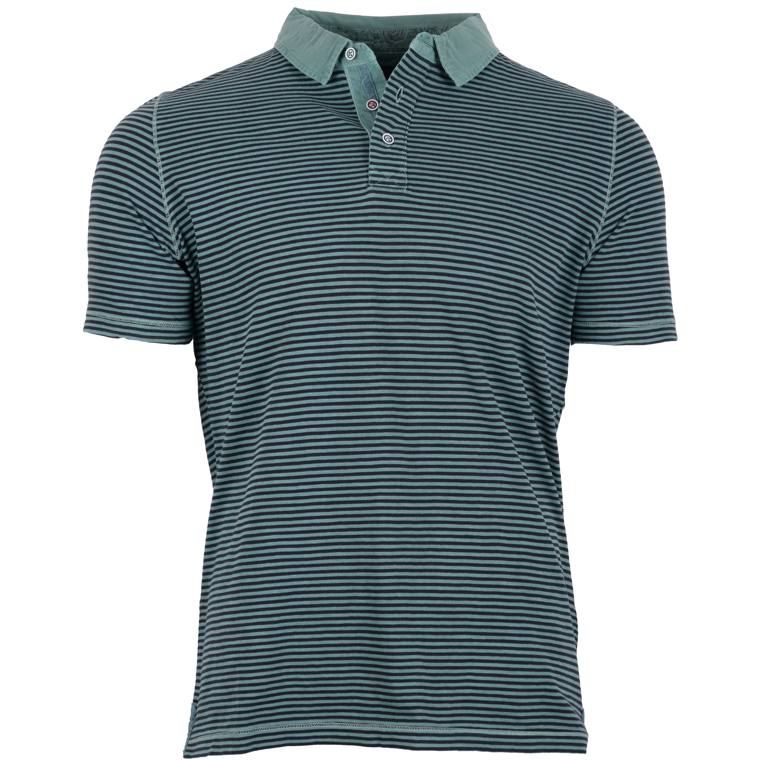 Fynch-Hatton Poloshirt Jersey Finestripe XL grün