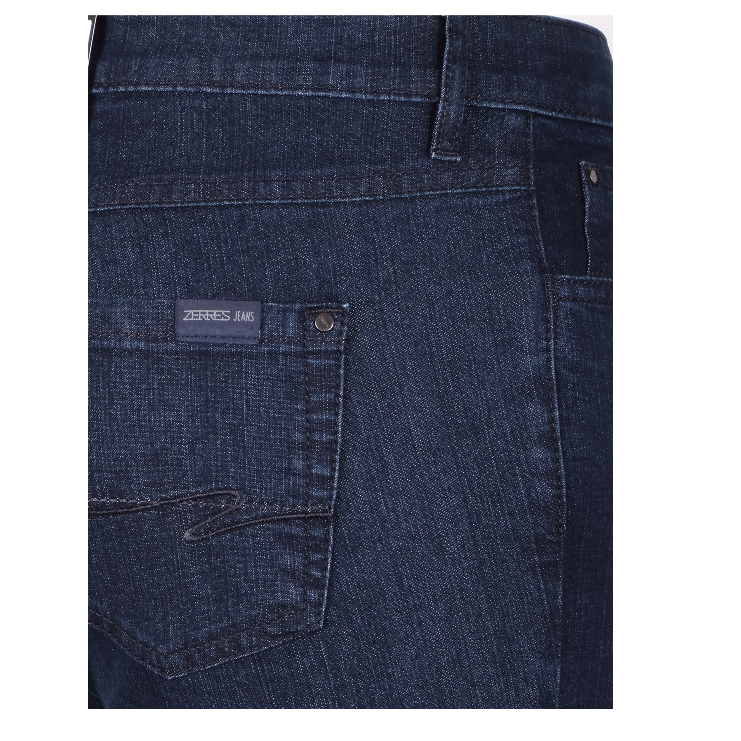 Zerres Damen Jeans Cora comfort S 21 dunkelblau