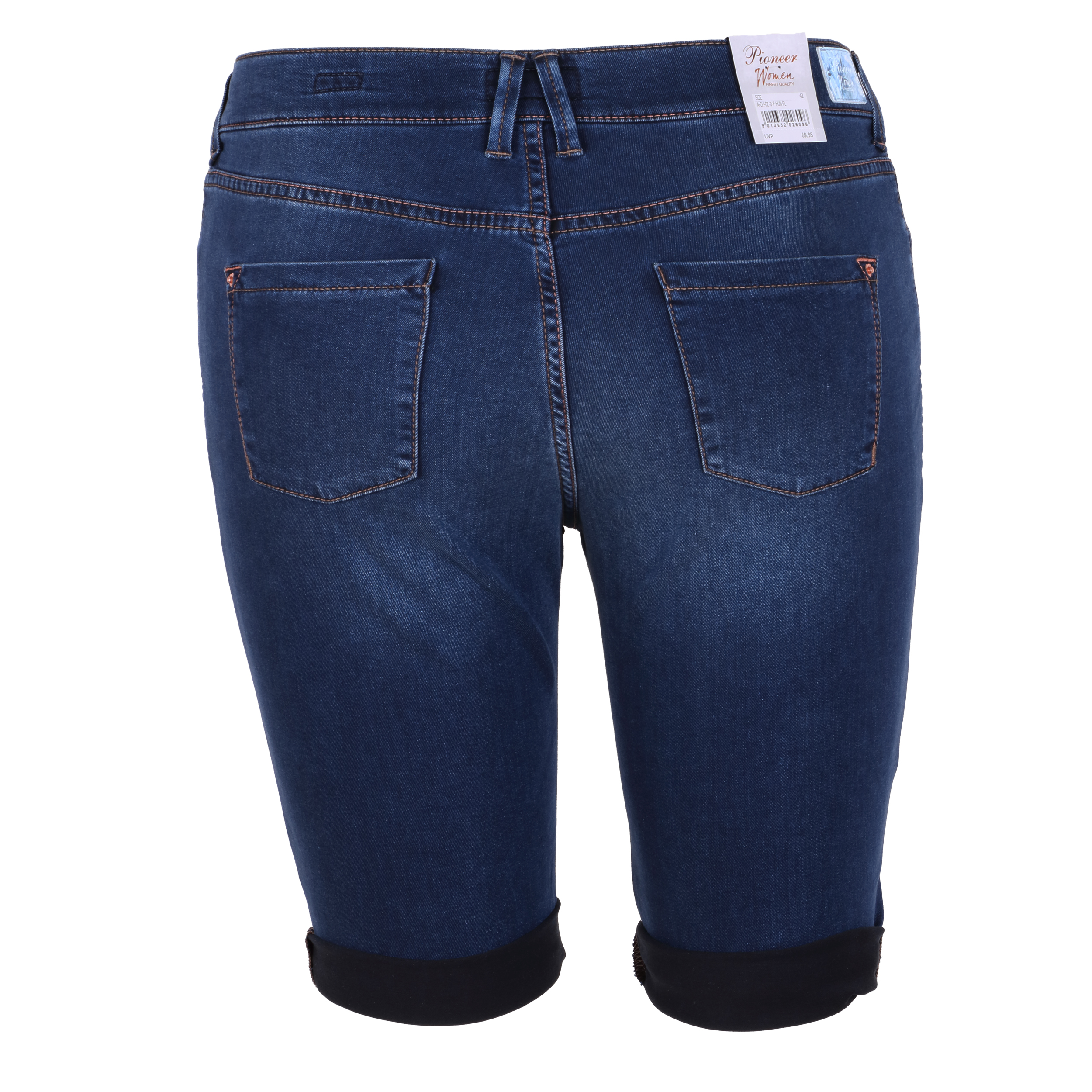 Pioneer Damen Jeans-Shorts 40 blau