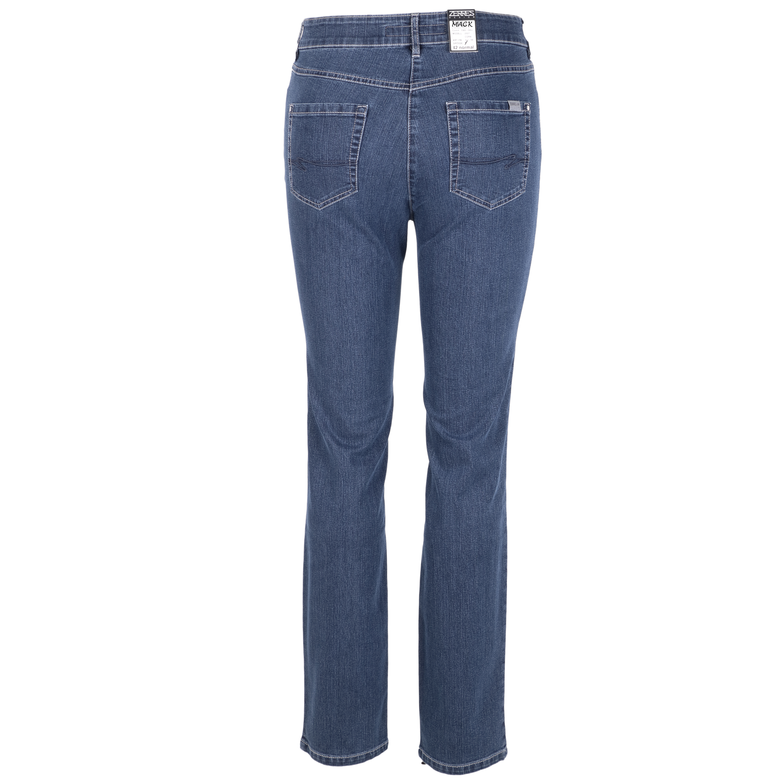Zerres Damen Jeans Cora comfort S 46 blau
