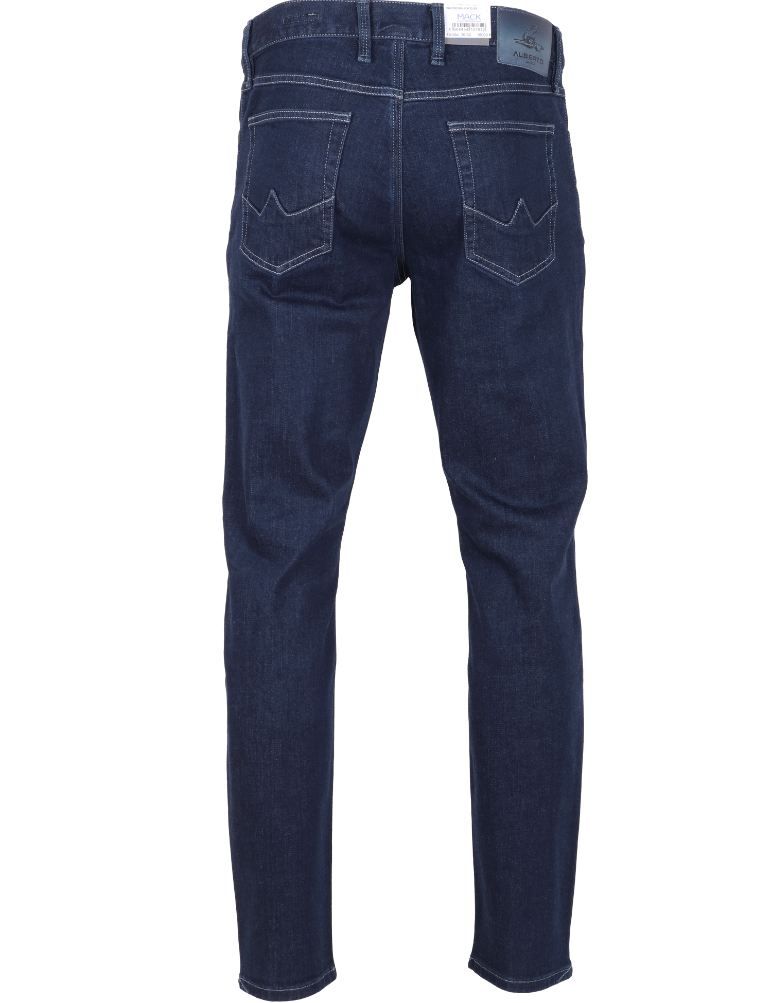 Alberto Herren Jeans Slipe tapered - blau 33/32