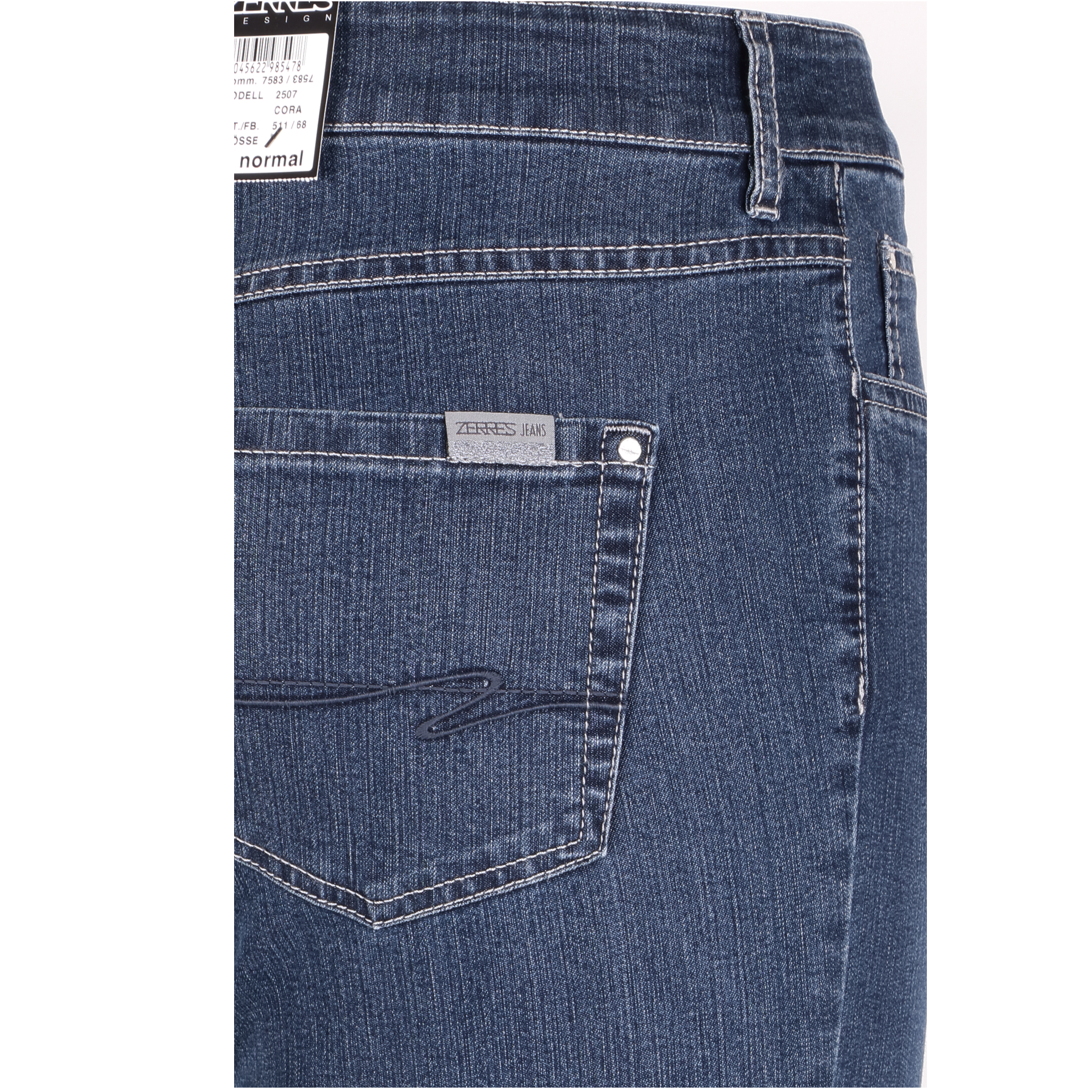 Zerres Damen Jeans Cora comfort S 46 blau
