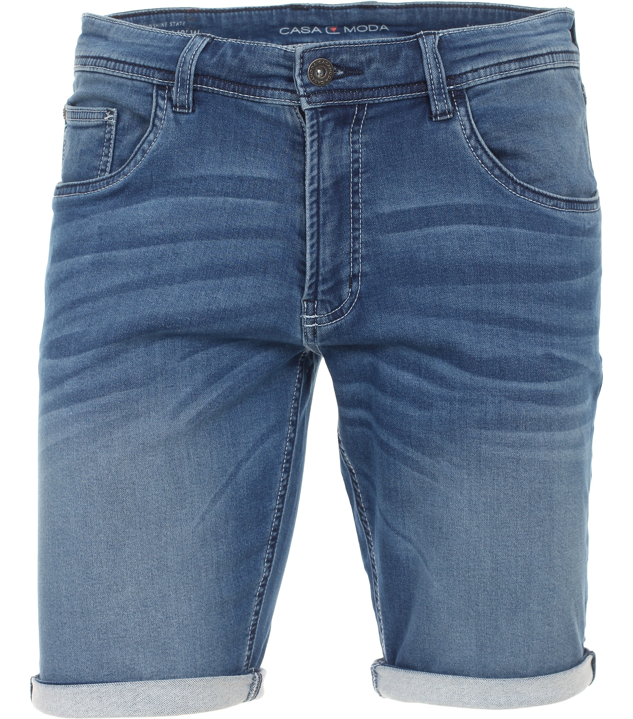 Casamoda Herren Jeans Shorts - blau