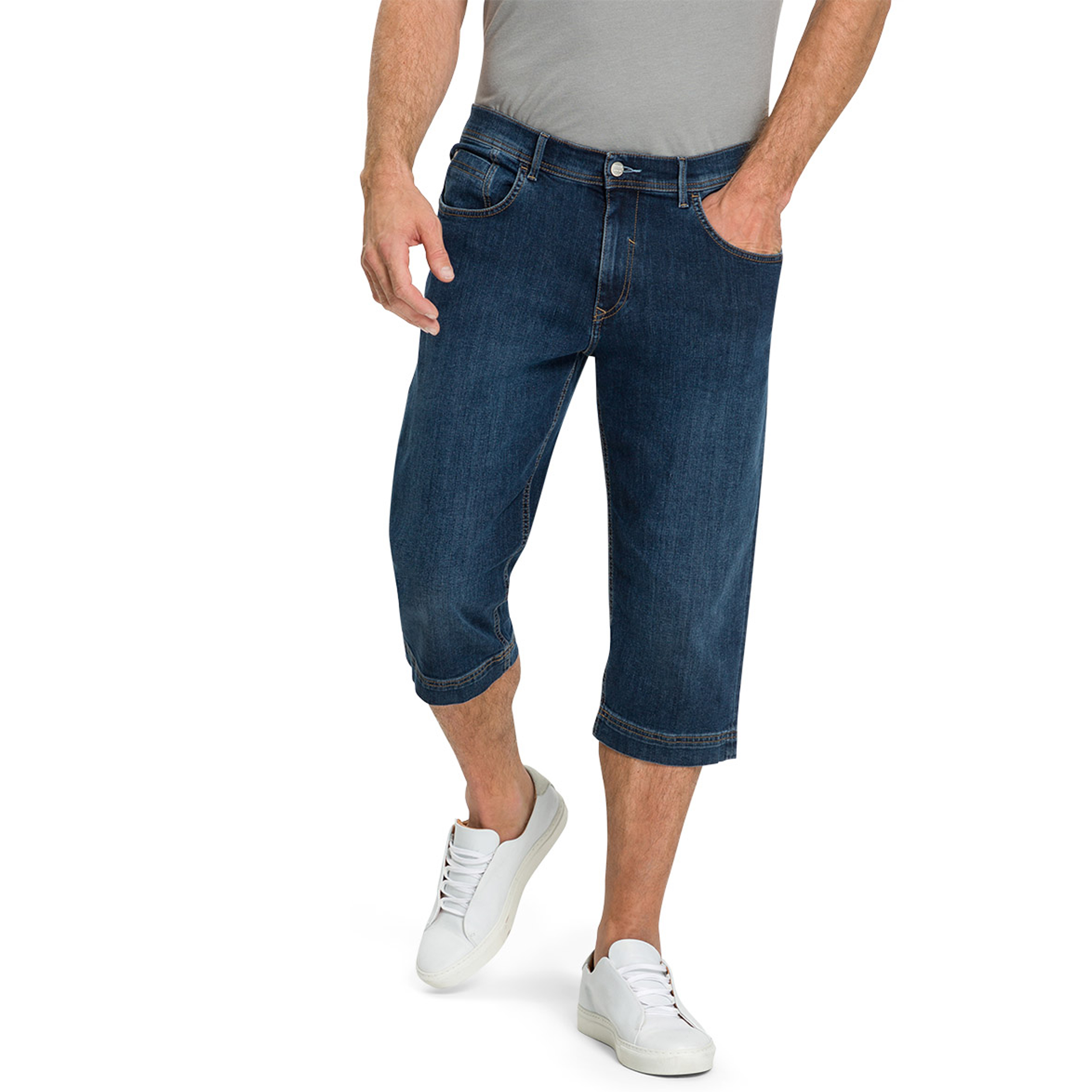 Pioneer Herren Jeans-Shorts Bill 34 dunkelblau