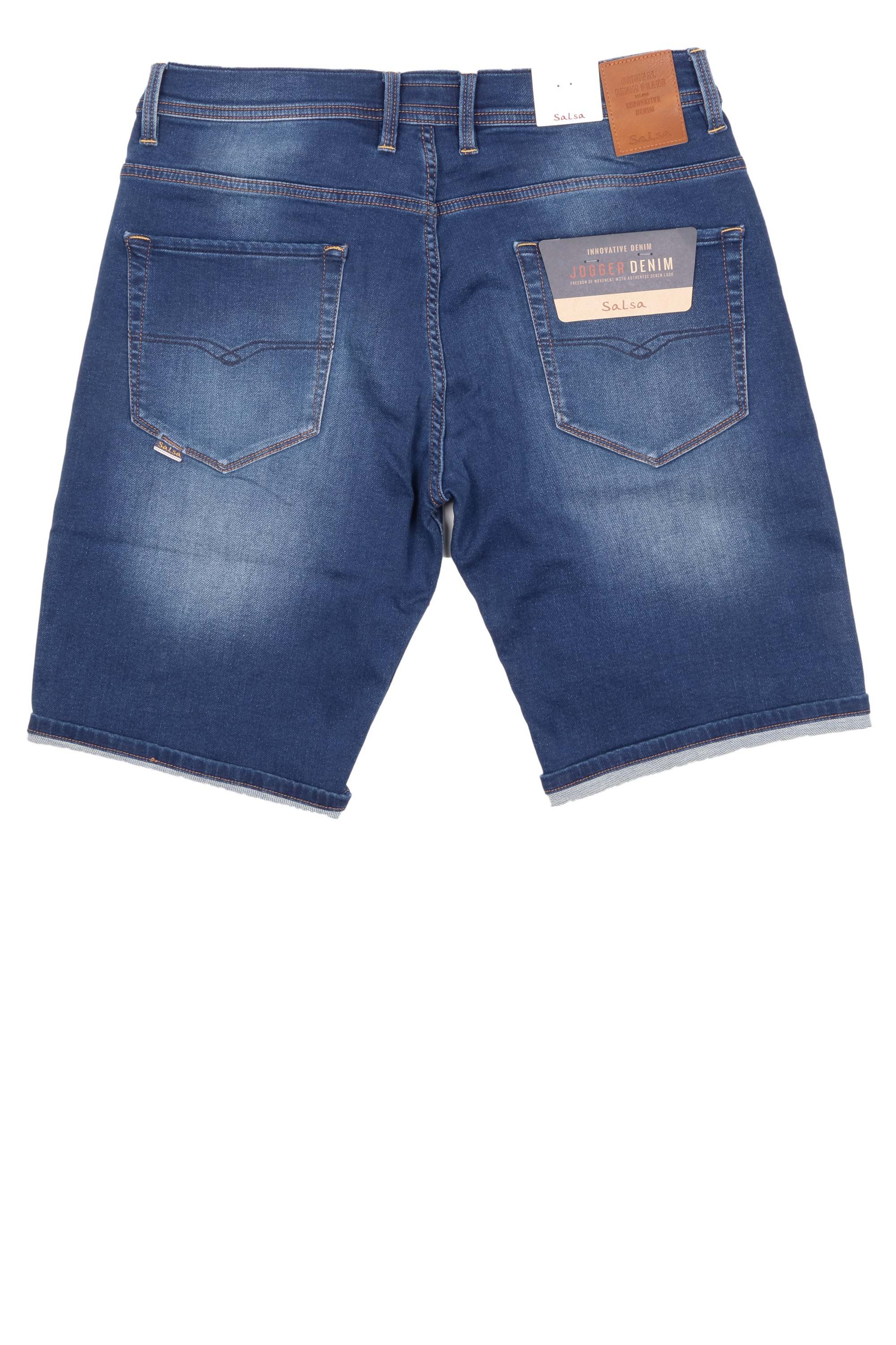 Salsa Herren Jeans Shorts Jog-Denim - blau 31