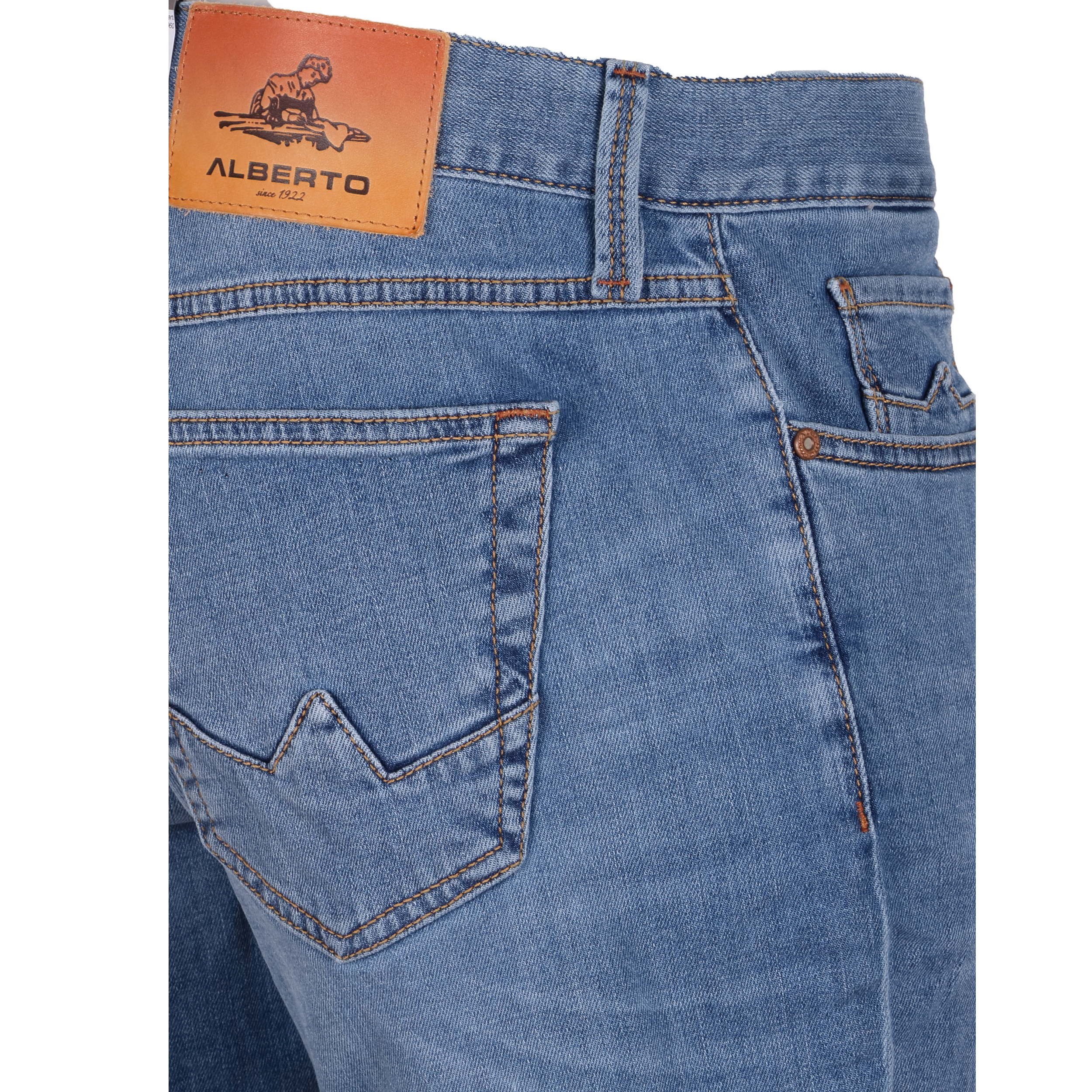 Alberto Herren Jeans Slipe tapered fit - hellblau 31/34