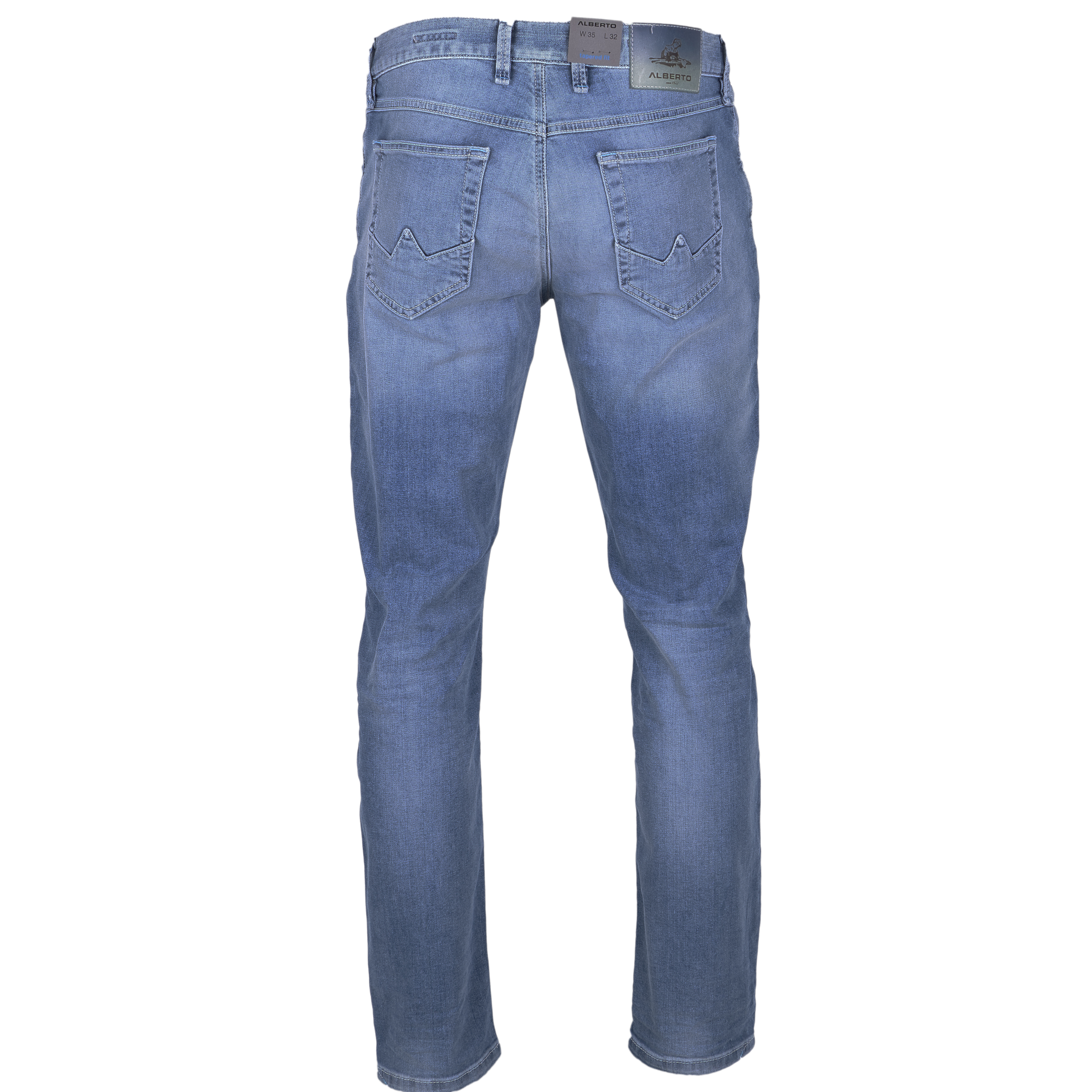 Alberto Herren Jeans Slipe Vintage - hellblau 40/34