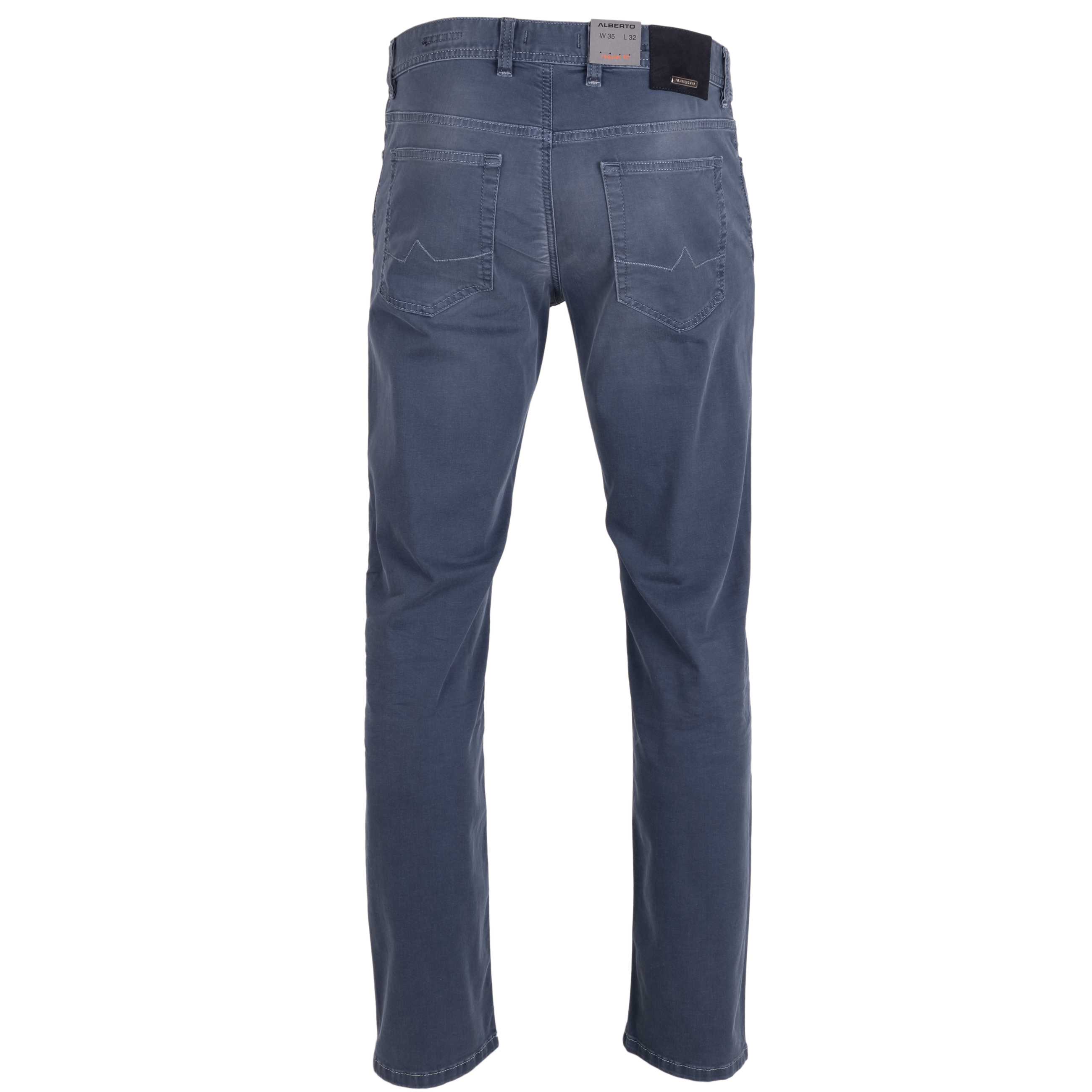 Alberto Jeans Pipe regular fit leichte Qualität 36/32 grau