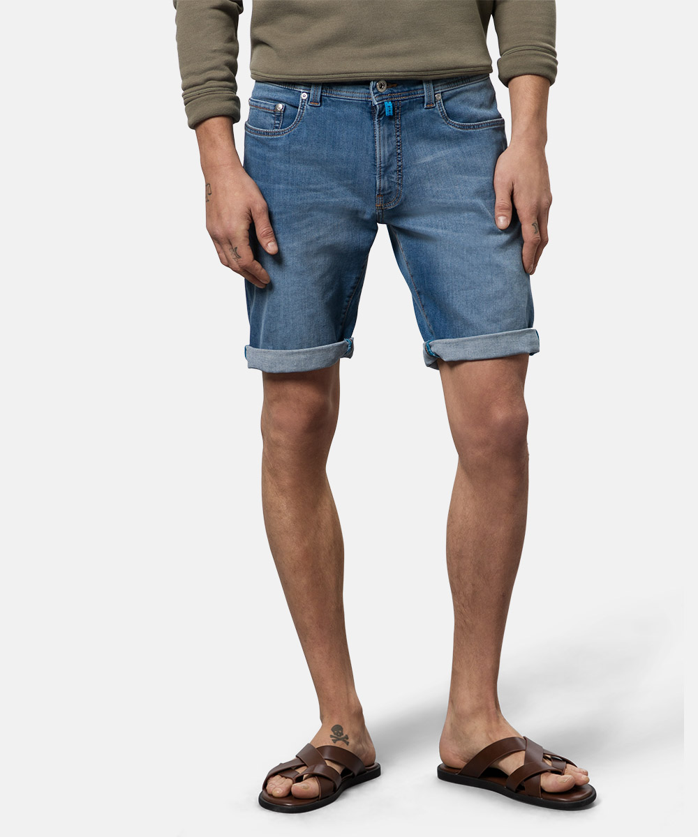 Pierre Cardin Herren Jeans-Shorts Futureflex 32