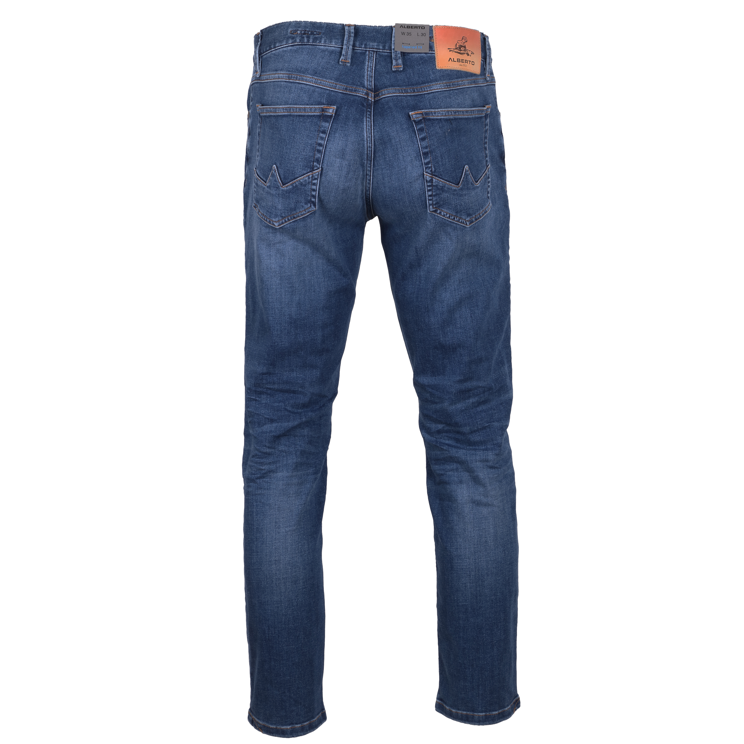 Alberto Herren Jeans Slipe tapered fit - blau 40/32