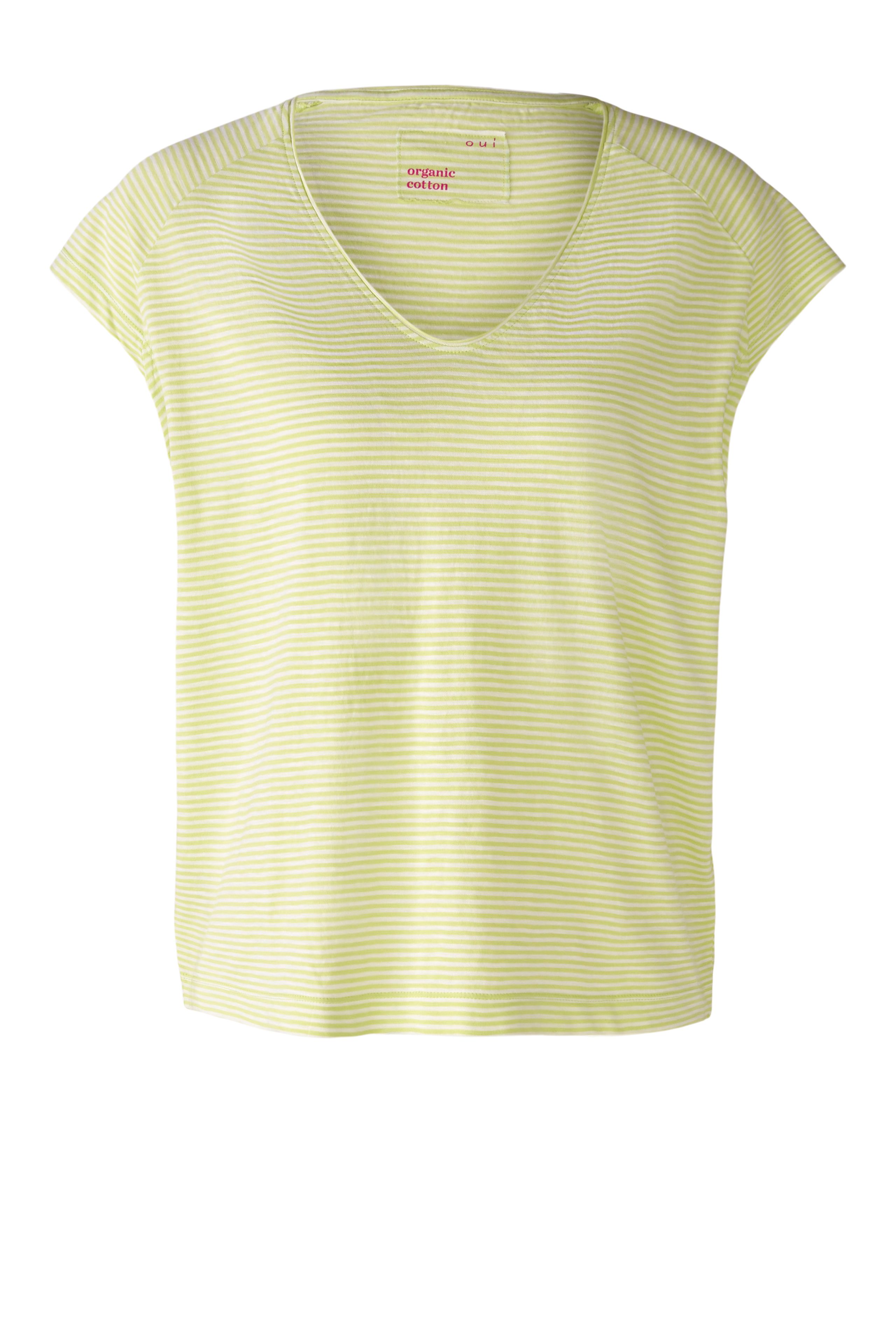 Oui Damen T-Shirt - yellow 40