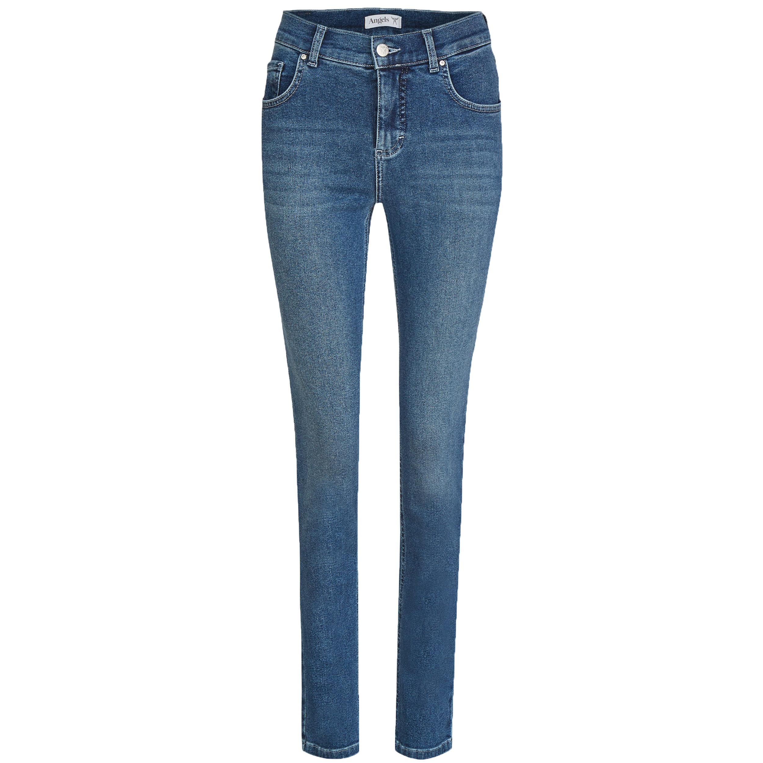 Angels Damen Jeans Skinny - mid blue 38/30